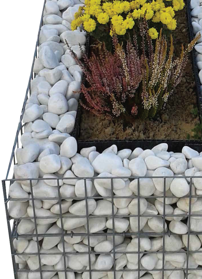 Fimurex Gabions - Jardini&egrave;re carr&eacute;e, rectangulaire et cylindrique